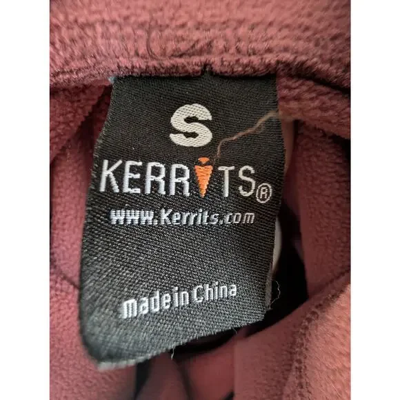 Kerrits Small Burgandy Wine Fleece Lined 1/4 Zip Equestrian Wear - Picture 6 of 11